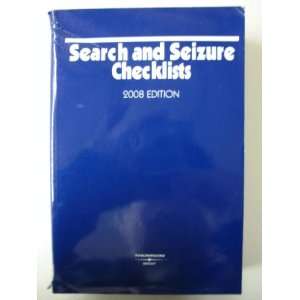  Search and seizure checklists (9780836615043) Michele G 