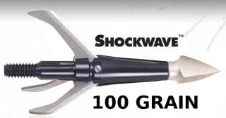 New Archery Products SHOCKWAVE Mechanical Blade Broadhead Three Pack