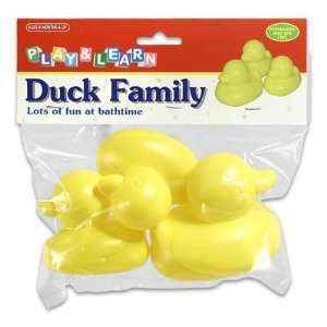  Play & Learn 3 Piece Duck Family Lots of Fun At Bathtime 