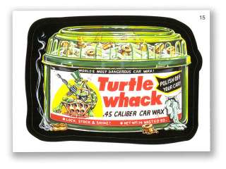 WACKY PACKAGES SERIES #3   TURTLE WHACK CAR WAX   MINT  