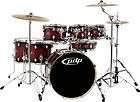 PDP X7 Maple 7 Piece Lacquer Shell Pack Red To Black Fade