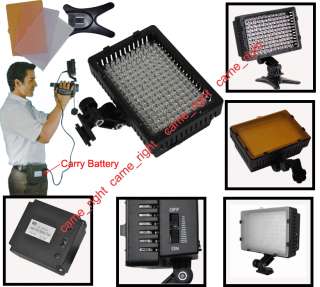 Pro 183 LED Video Light for DV Camcorder Lighting +gift  