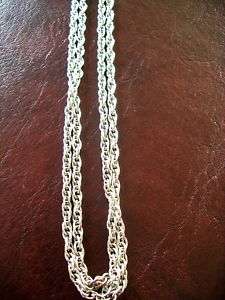 Silver Stainless Necklace Chains Various Lengths  