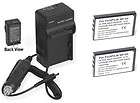 two 2 cga s302 cga s302a batteries charger for panasonic