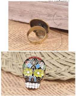 FaCool Charm Stylish Color Skull Adjustable & Finger Ring w132 great 