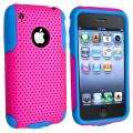   / Hot Pink Mesh Hybrid Case for Apple iPhone 3G/ 3GS  