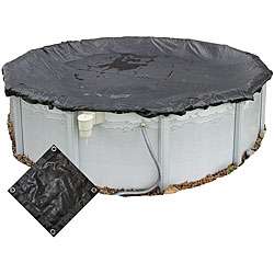 Rugged 24 foot Round Above ground Mesh Pool Cover  