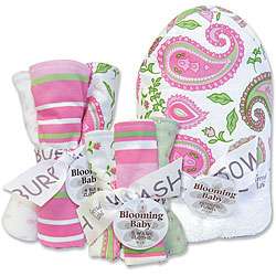   Blooming Baby Paisley 10 piece Bath Accessories Set  