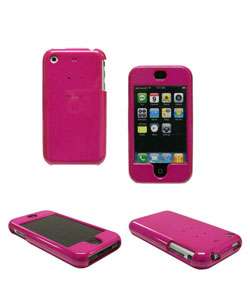 Plastic Hot Pink iPhone Case  