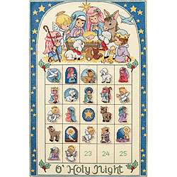 Advent Calendar O Holy Night Counted Cross Stitch Kit   