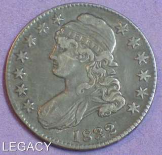1832 CAPPED BUST HALF DOLLAR BETTER DATE BUST (IS  