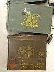 Used Ammo Cans 2 sizes 30 cal. 50 cal. good Seals Intact Free 