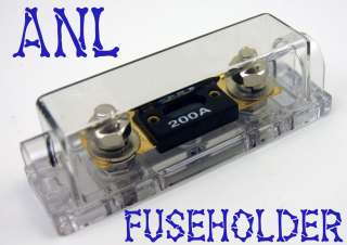   200 AMP ANL Fuse Holder Distribution fuseholder INLINE Block 0 4 8 GA