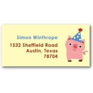  Return Address Labels   Party Animals By Night Owl Paper 