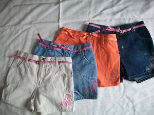 Q32 Arizona Girls embroidered shorts size 6 and 6X NWT  