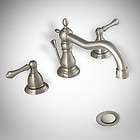   Brushed Nickel 8 Widespread Bathroom Sink Faucet w/ Free Pop up Drain