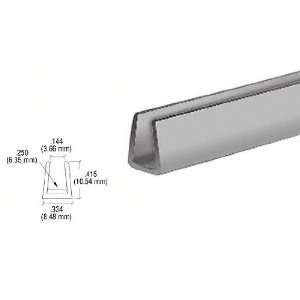  CRL Gray 1/4 Plastic U Channel Molding by CR Laurence 