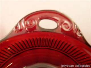 pc Ruby Red Berry Bowl Set Coronation Hocking 1930s  