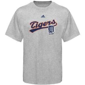  adidas Detroit Tigers Youth Ash Script T shirt Sports 