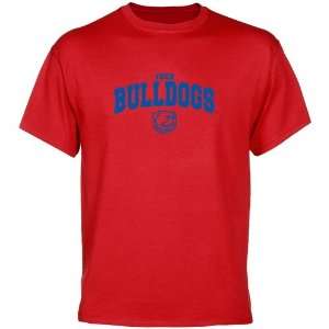  Louisiana Tech Bulldogs Red Mascot Arch T shirt Sports 