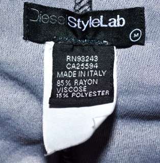 DIESEL Style Lab Terry cloth HOODIE Hooded Sweatshirt Gray Ladies 
