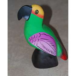 Balsa Wood Parrot Sculpture (Nicaragua)  