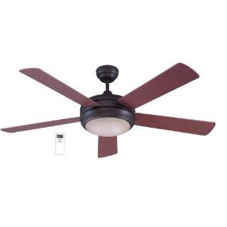   Ceiling Fan with Remote Control, Satin Chrome with Opal Glass Light