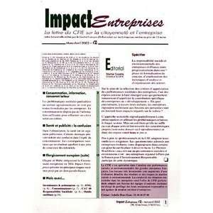 Impact Entreprises  Magazines