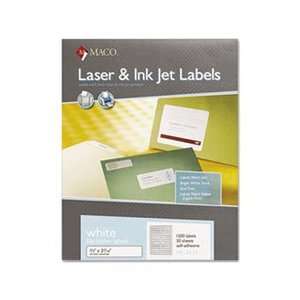  File Folder Labels, 2/3 x 3 7/16, White, 1500/Box