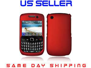 Red Case Hard Blackberry Curve 9300 3G 9330 8530 8520  
