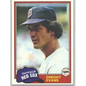1981 Topps #275 Dwight Evans [Misc.] 