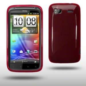  HTC SENSATION GEL CASE BY CELLAPOD CASES RED Electronics