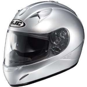  HJC IS 16 Solid Full Face Helmet Medium  Silver 
