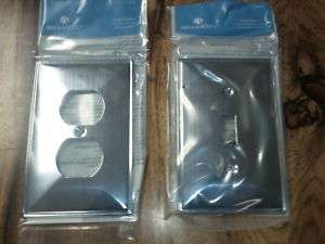 BRAINERD BEVERLY POLISHED CHROME SWITCH / OUTLET COVERS  