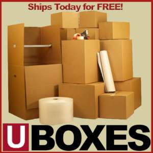 11 Moving Boxes & Supplies  1 Room Wardrobe Moving Kit 741360976214 