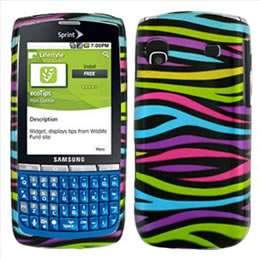 Rainbow Zebra Hard Case Cover for Samsung Replenish  