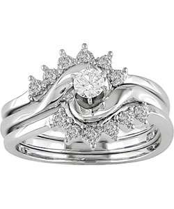   4ct TDW Round Diamond Wedding Ring Set (G I, SI)  
