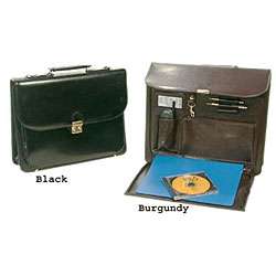 Bond Street Crown Leather Briefcase  