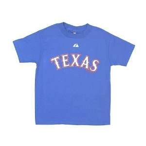  Texas Rangers Youth Royal Blue tee shirt Sports 