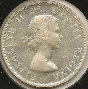 1959 CHOICE BU, PROOF LIKE Canadian Silver Dollar #2  