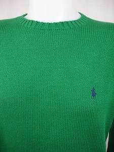 NWT Polo Ralph Lauren Mens Sweater Cotton Green New L  