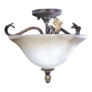  Ambrosia Collection Ceiling Mount Globe Light Fixture in 