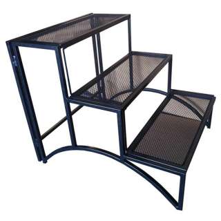 Folding Rectangle Three layer Plant Stand  