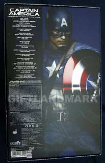 12 inches Hot Toys Captain America The First Avenger Marvel Action 