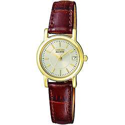 Citizen Womens Eco drive Leather Strap Watch  