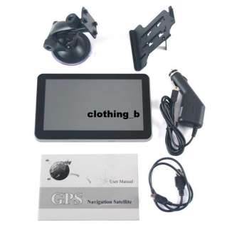 Built in 4GB 5HD GPS /4+Video Player New Map CE6.0  