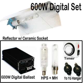 600W 600 HPS + MH Digital Grow Light Ballast hid lamp  