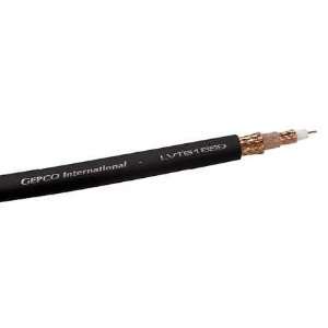  GEPCO LVT61859 0.41 Triax Cable,RG59,20AWG,Black,1000Ft 