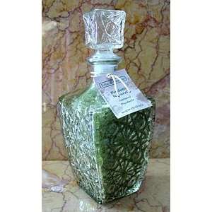  Lerbario Toscano Olive Oil Bath Salts In Glass Decanter Beauty
