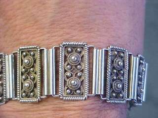 Norway Finn Jensen filigree sterling vintage bracelet  